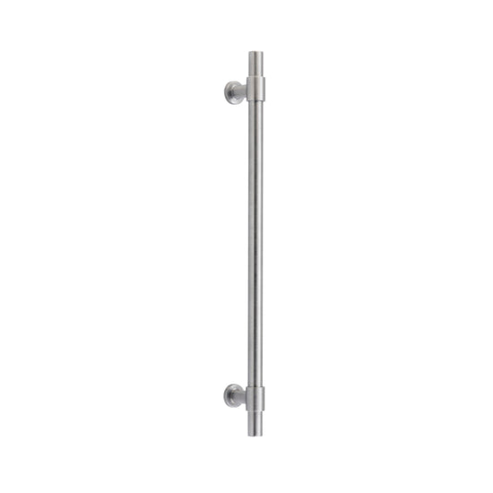 Pull Handle Helsinki Brushed Chrome L560xD22xP66mm BP35mm CTC450mm in Brushed Chrome