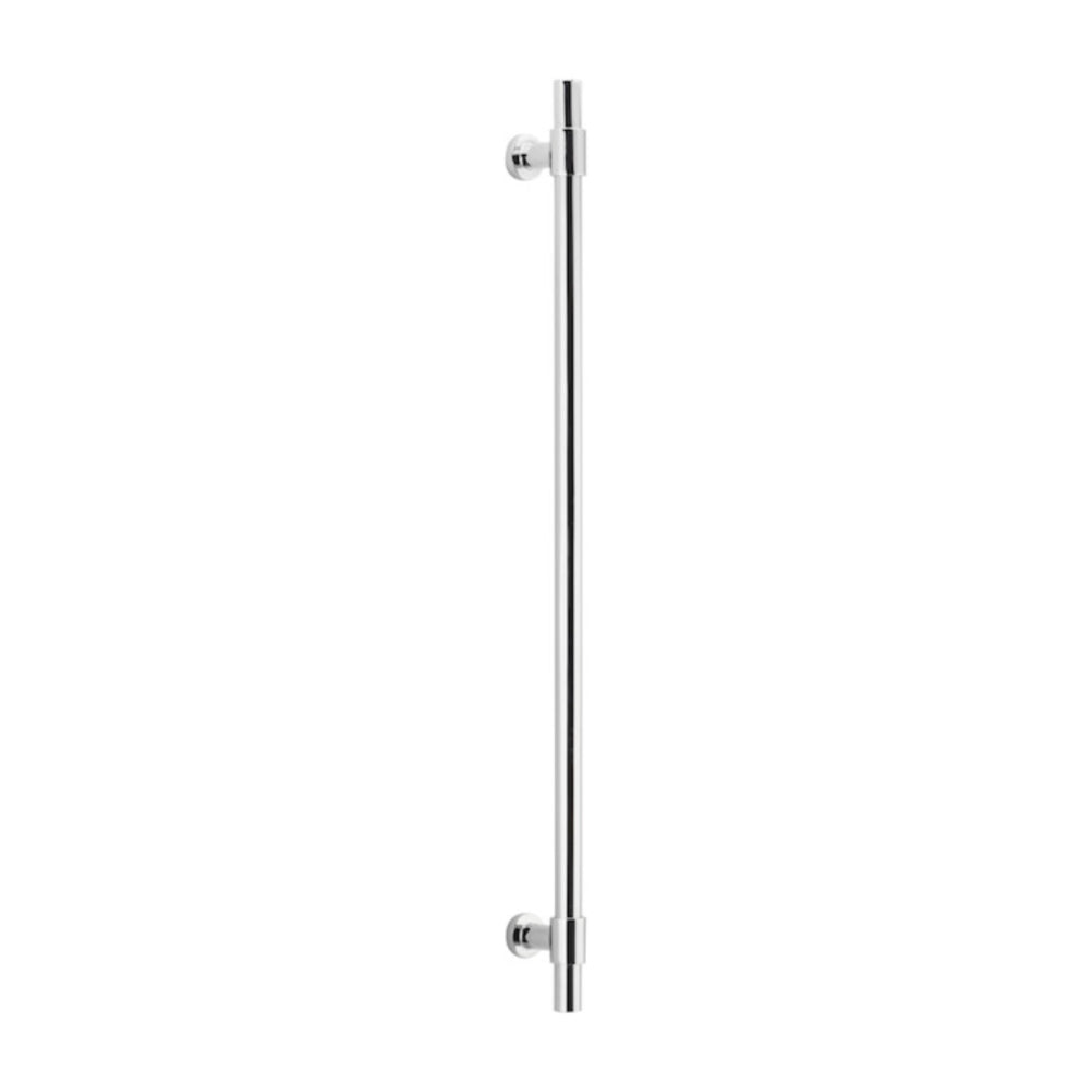 Pull Handle Helsinki Brushed Chrome L710xD22xP66mm BP35mm CTC600mm in Brushed Chrome