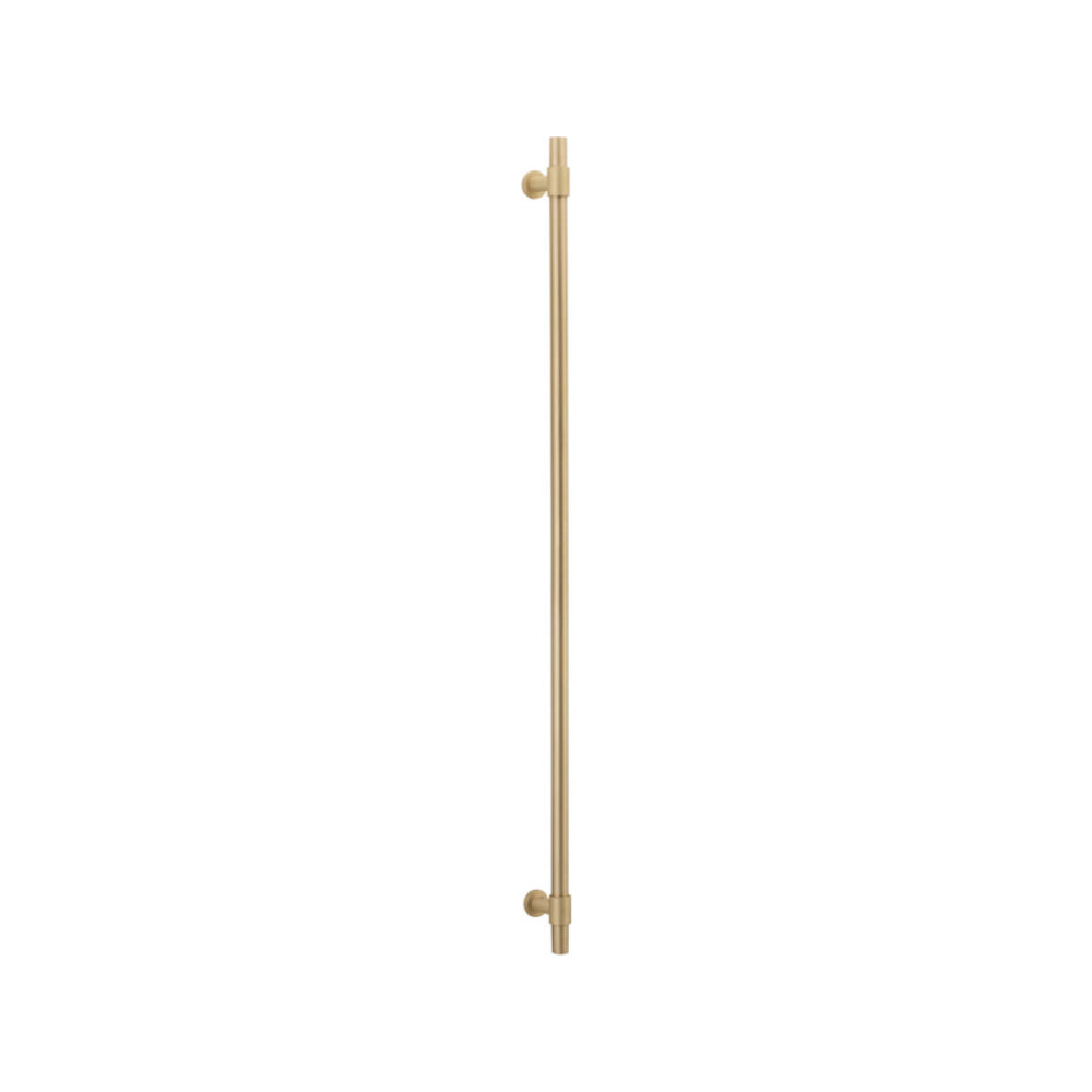 Pull Handle Helsinki Brushed Brass L1010xD22xP66mm BP35mm CTC900mm in Brushed Brass