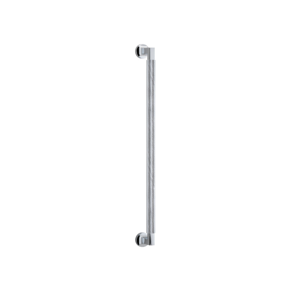 Pull Handle Brunswick Polished Chrome L458xW22xP63mm BP35mm CTC450mm in Polished Chrome