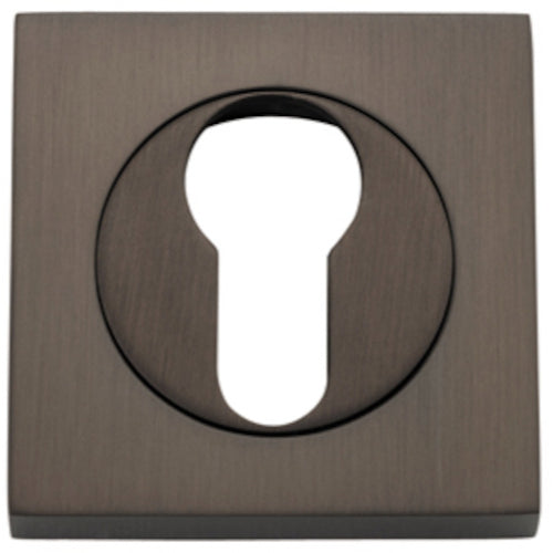 Escutcheon Euro Concealed Fix Square Pair Signature Brass H52xW52xP10mm in Signature Brass