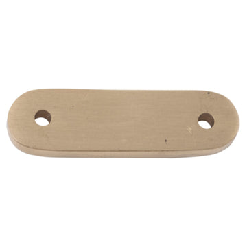 Casement Fastener Spacer Teardrop Polished Brass H55xW16xT6mm CTC 39mm (+/-1mm) in Polished Brass