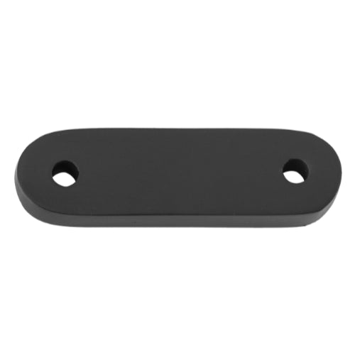 Casement Fastener Spacer Teardrop Matt Black H55xW16xT6mm CTC 39mm (+/-1mm) in Matt Black