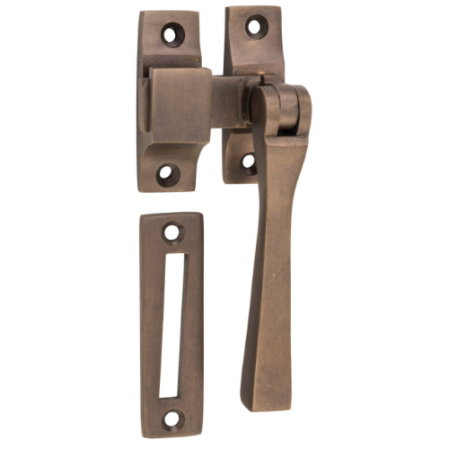 Casement Fastener Square Antique Brass W35xP30 in Antique Brass