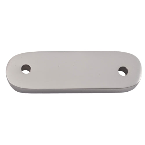 Casement Fastener Spacer Teardrop Satin Nickel H55xW16xT6mm CTC 39mm (+/-1mm) in Satin Nickel