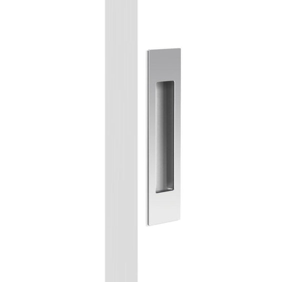 Mardeco  "M" Series Flush Pull (each) H190mm x W45mm x D12mm, Face depth 2mm in Polished Chrome