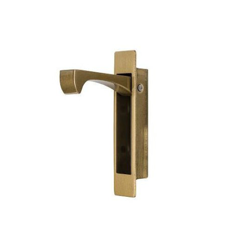 Sliding Door Edge Pull - 90 x 18mm - Concealed Fixing in Satin Brass