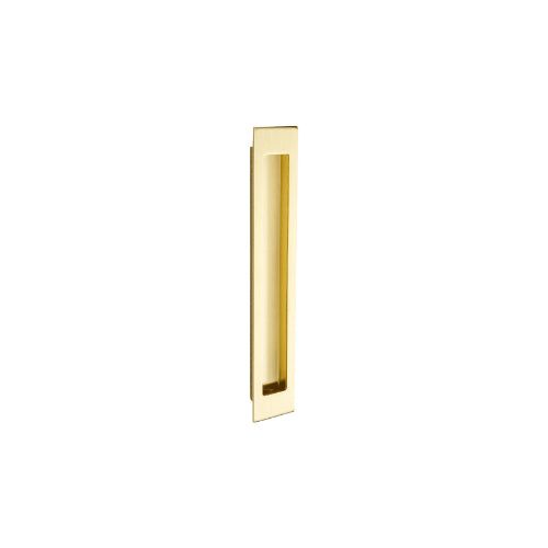 Verve Flush Pull 200mm x 37mm in Satin Brass