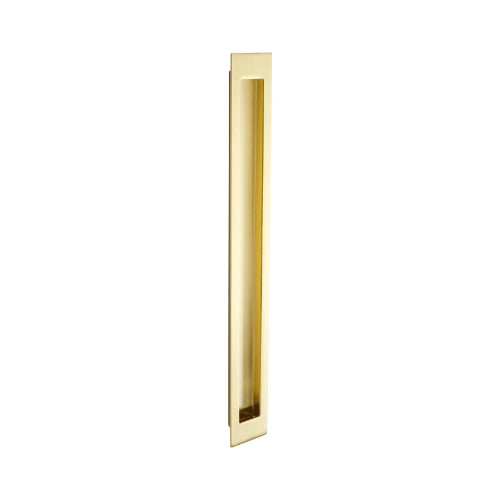 Verve Flush Pull 300mm x 37mm in Satin Brass