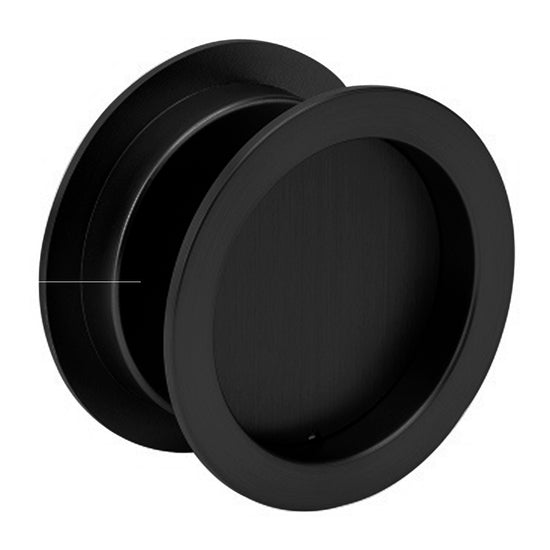 Round Cavity Slider Passage Set in Black