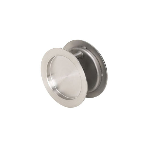 Round Cavity Slider Passage Set in Satin Stainless