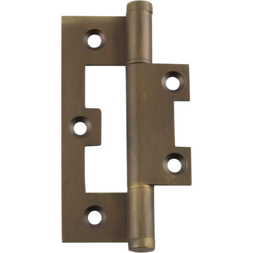 Hinge Hirline Antique Brass H89xW35xT2mm in Antique Brass