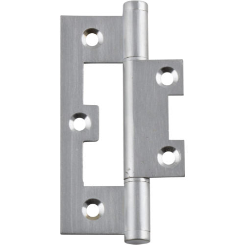 Hinge Hirline Satin Chrome H89xW35xT2mm in Satin Chrome