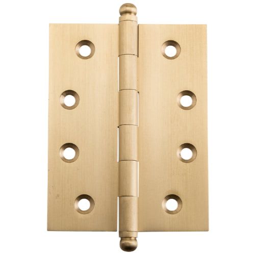 Hinge Loose Pin Satin Brass H100xW75xT3mm in Satin Brass