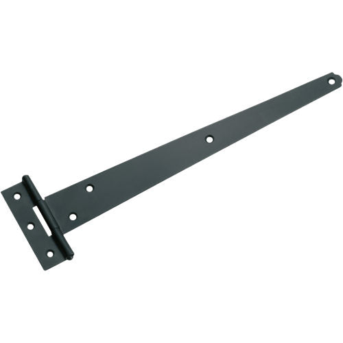 Cabinet Hinge Iron Strap Matt Black H93xL300xW28mm in Matt Black