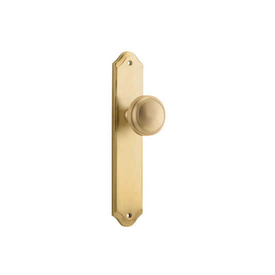 Door Knob Paddington Shouldered Latch Signature Brass H250xW48xP63mm in Brushed Brass