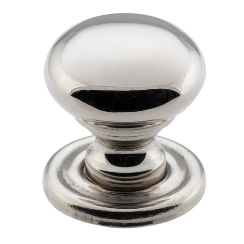 Cupboard Knob Classic Polished Nickel D19xP20mm in Polished Nickel