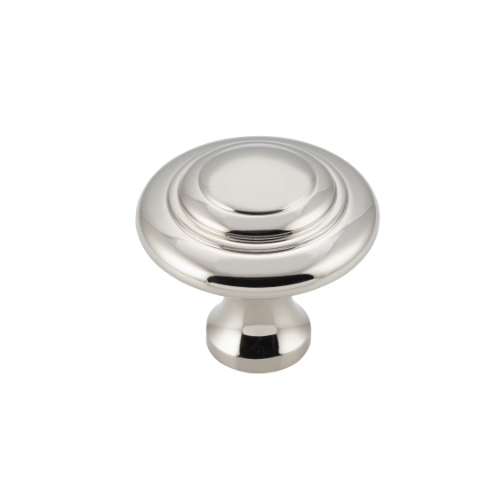 Cupboard Knob Domed Polished Nickel D32xP29mm in Polished Nickel