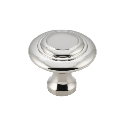 Cupboard Knob Domed Polished Nickel D38xP35mm in Polished Nickel