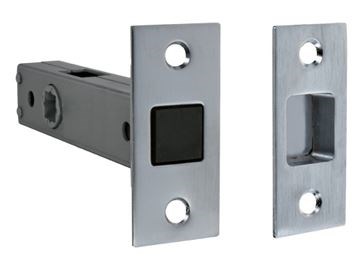 Magnetic Latch 60mm B/Set: SC in Satin Chrome