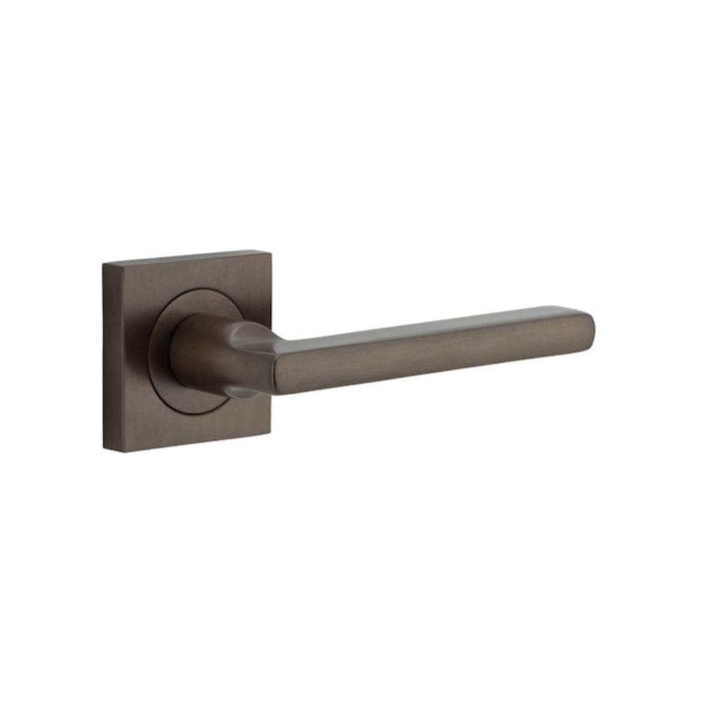 Door Lever Baltimore Square Rose Pair Signature Brass H52xW52xP55mm

(Latch/Lock Sold Separately) in Signature Brass