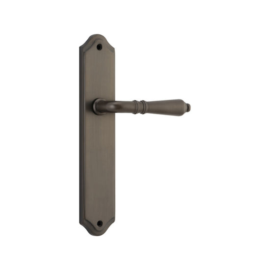 Door Lever Sarlat Shouldered Latch Signature Brass H250xW48xP57mm in Signature Brass