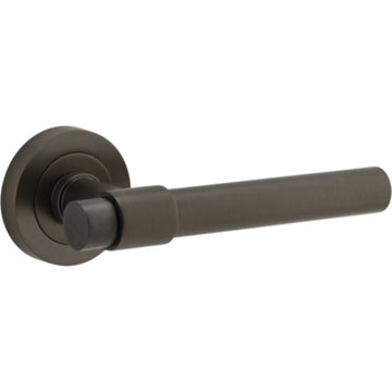 Door Lever Helsinki Fixed Lever Right - Round Rose Signature 

Brass D52xP44mm

(Latch/Lock Sold Separately) in Signature Brass