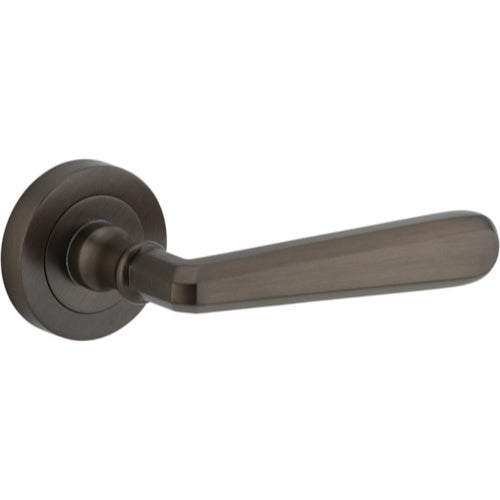 Door Lever Copenhagen Round Rose Signature Brass D52xP61mm

(Latch/Lock Sold Separately) in Signature Brass