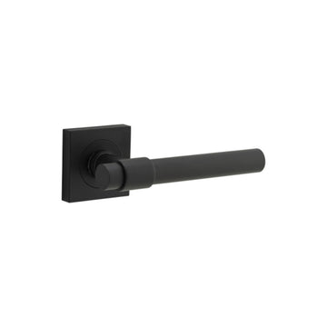 Door Lever Helsinki Square Rose Matt Black H52xW52xP44mm

(Latch/Lock Sold Separately) in Matt Black