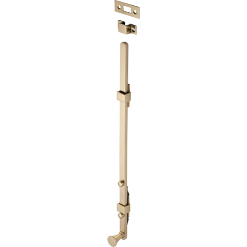 Panic Bolt Polished Brass L450mm in Polished Brass