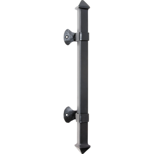 Pull Handle Iron Square Matt Black H450xP65mm in Matt Black