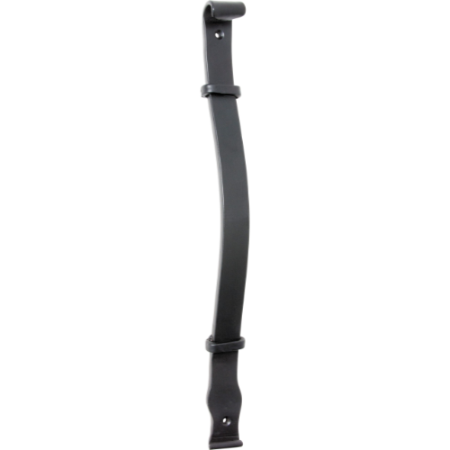 Pull Handle Iron Strap Matt Black H510xP55mm in Matt Black