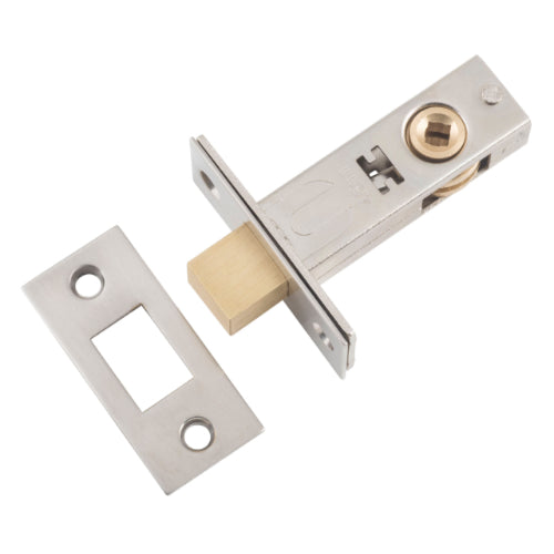 Privacy Bolt Satin Nickel Backset 45mm in Satin Nickel