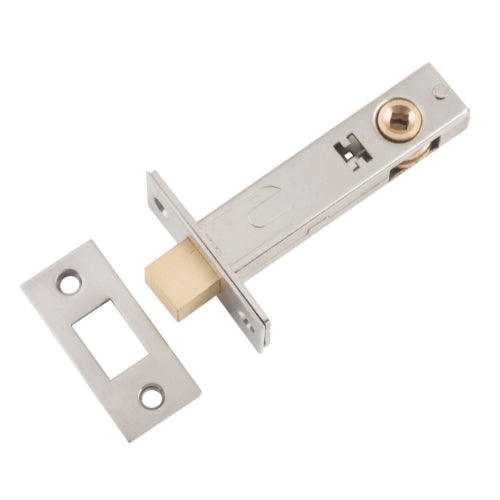 Privacy Bolt Satin Nickel Backset 70mm in Satin Nickel