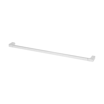 Rubie Single Towel Rail - 800mm in Chrome Plated