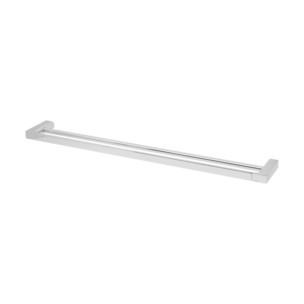 Rubie Double Towel Rail - 800mm in Chrome Plated