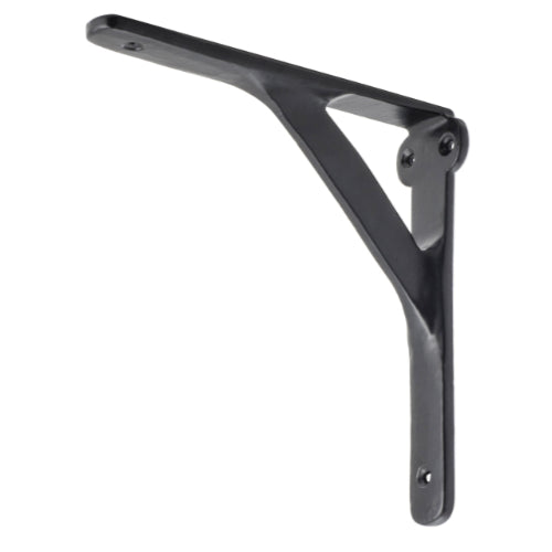 Tradco Shelf Bracket - Matt Black / H150xP150mm in Matt Black