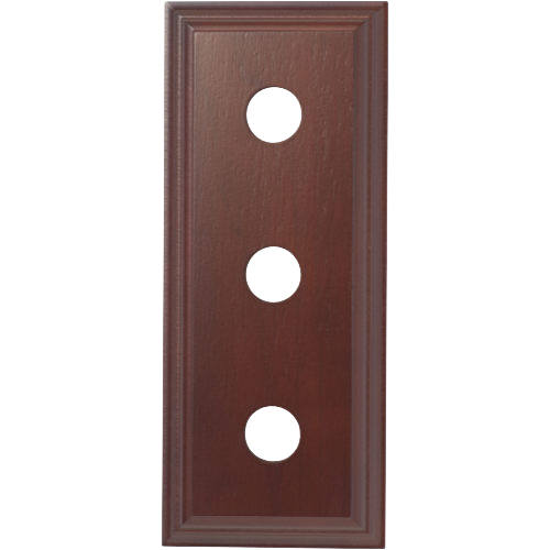 Switch Socket Block Classic Treble Cedar H90xL225mm in Cedar Finish