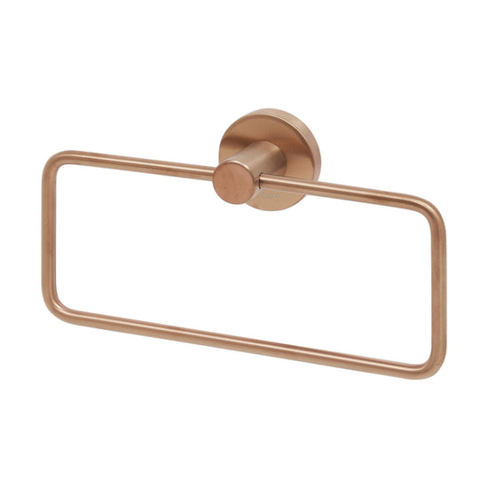 Stream Hand Towel Ring in Satin Copper