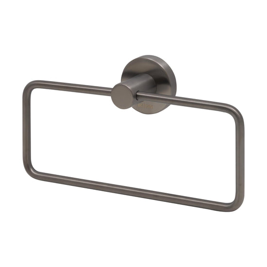 Stream Hand Towel Ring in Gun Metal