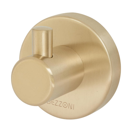 Stream Robe Hook in Satin Brass