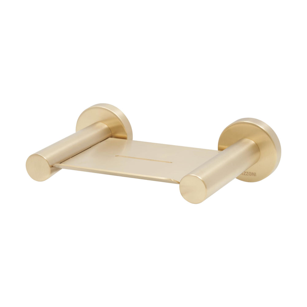 Stream Soap Holder (Metal) in Satin Brass