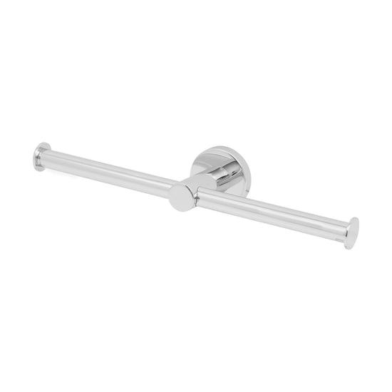 Stream Double Toilet Roll Holder in Chrome Plated