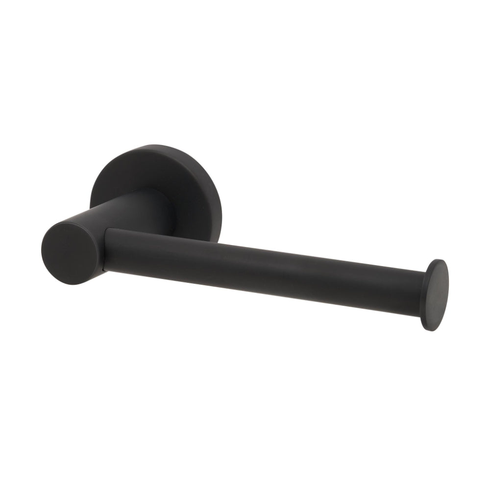 Stream Toilet Roll Holder Right Hand in Matt Black