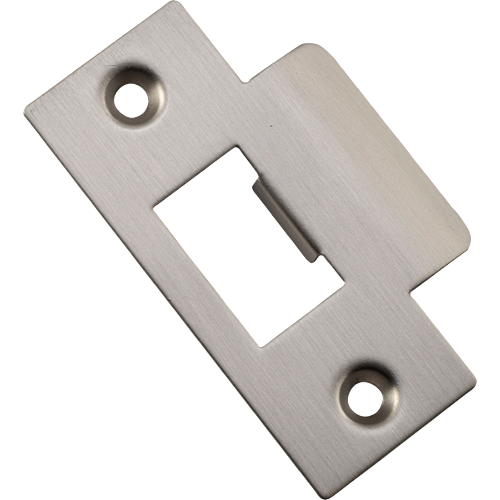 Tube Latch Striker Universal 'T' To Suit Metal Door Frame Satin Nickel W42xH70mm in Satin Nickel