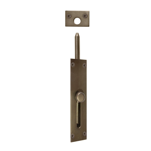 Reverse Barrel Bolt in Matt Antique Bronze