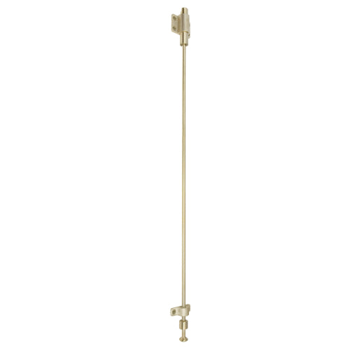 Solid Brass Spring Catch 450mm in Satin Brass Unlaquered