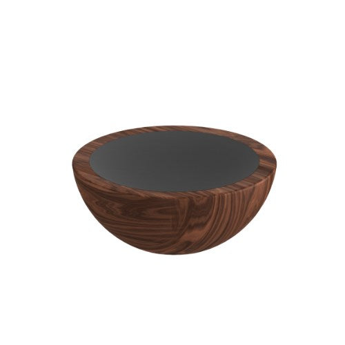 Cabinet Knob. Timber Cabinet Knob. WOK 50mm Knob in Walnut / Grey