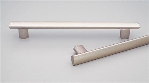 Cabinet Pull Handle 192mm CTC in Brushed Aluminium Inox