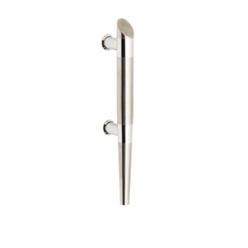 Torch Pull Handle, 350mm o/a - Back to Back in Satin Stainless Two Toned